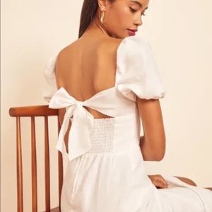 Reformation Denver Linen Dress